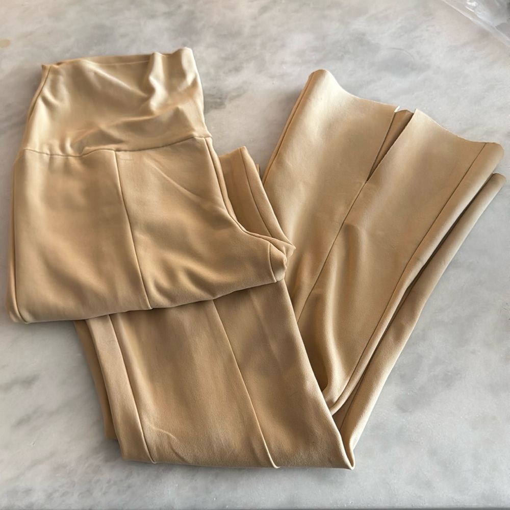 Norma kamali spat legging cream